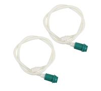 SECFOU 2pcs Cupping Accessories Cupping Vacuum Extension Tube Long Milky White Medical Grade Tubing