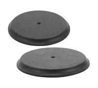 SECFOU 2pcs Desk Lamp Weighted Base Round Lamp Stability Block Polished Surface Table Light Holder Accessory Prevents Tipping Compatible with Various Models