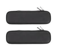 SECFOU 2pcs Durable Hard Shell Electric Toothbrush Case with Mesh Pocket for Travel Lightweight Toothbrush Holder Portable Toothpaste Container