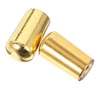 SECFOU 2pcs Electric Guitar Toggle Cap Metal Switch Knob Tips Smooth to Touch Prevents Slipping Golden 4mm Guitar Supplies Accessories