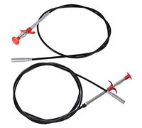 SECFOU 2pcs Flexible Plumbing Dredging Tool with Bendable Elastic Hooks for Deep Drain Cleaning in Bathroom Kitchen Sink Toilet and Tub Hair and Debris Grabber