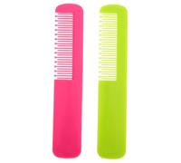 SECFOU 2pcs Gentle Grooming Comb for Sensitive Scalp Care Soft Round Teeth Detangler for Newborns Toddlers Safe Abs Material Hairbrush for Boy Girl Boy Girl