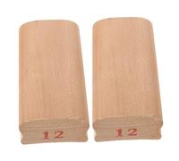 SECFOU 2pcs Guitar Fret End Beveling File with High-precision Fingerboard Leveling Block for Acoustic Electric Bass Guitars Luthier Tools for Accurate Fret Dressing and Deburring