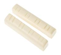 SECFOU 2Pcs Mandolin String Nuts Replacement Abs Bridge Nut Compact Wear Resistant Accessories for Improved Sound Quality and Stable String Locking Various Mandolins