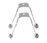 SECFOU 2pcs Metal Eyeglass Nose Pad Holder with Screw-Mounted Bridge Support, Anti-Skid Nose Brackets for Adult and Glasses Frame Replacement, Eyewear Repair Accessory