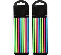 SECFOU 2pcs Pet Fluorescence Sentence Markers Professional Highlight Strips Exquisitely Crafted Sturdy Portable Reading Strips for Schools Practical