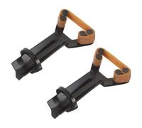 SECFOU 2pcs Pool Cue Tip Repair Tool Elastic Rubber Pp Sturdy Fastener Clamp Lightweight for Billiard Games and Chess Entertainment