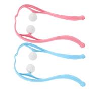 SECFOU 2pcs Portable Neck Massager for Deep Tissue Muscle Relief, Manual U Shape Handheld Trigger Point Therapy Tool for Neck and Shoulder Tension, for Travel and Office Use