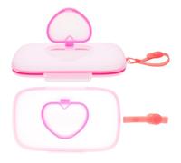 SECFOU 2pcs Portable Wet Wipes Box Hanging Wipes Case for Outdoor Boy Girl Use Practical Wet Tissue Storage Box Holder for Skincare Storage