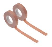 SECFOU 2Pcs Professional Breathable Finger Tapes for Guzheng and Pipa Light Brown Silk Adhesive Protectors for Finger Injury Prevention and Pick Fixing During Performance