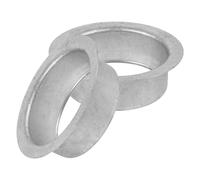 SECFOU 2pcs Rain Gutter Adapter for Outdoor Roof Gutter Replacement Aluminium Alloy Material Silver Colour Prevents Water Damage and Directs Rainwater Efficiently