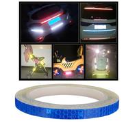 SECFOU 2pcs Reflective Bike Wheel Stickers with Tapetum Lucidum Material, Residue-Free and Withstand Heavy Downpours, for Riding at Night and Riding in The Rain