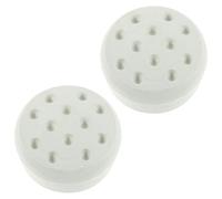 SECFOU 2pcs Roller Skate Toe Stops Rubber Roller Skates Brakes Pads Adjustable 15.2mm Bolt Beginners Advanced Users