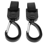 SECFOU 2pcs Rotating Stroller Hooks Stroller Bag Hangers for Shopping Diaper Bags More Design Hook and Lightweight Easy to Install