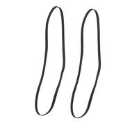 SECFOU 2pcs Rubber Drive Belt for Cassette Player and Record Player Replacement Belts for Turntable and Recorder