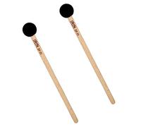 SECFOU 2pcs Rubber Head Drum Sticks Lightweight Beech Mallets for Beginners for Percussion Instruments Singing Bowls and Jazz Drumming