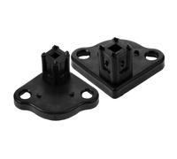 SECFOU 2pcs Rv Awning Bottom Bracket Replacement Parts for Tent and Awning Compact and Removable Black Pp Support Brackets for Outdoor and On-the-go Use