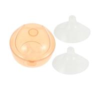 SECFOU 2pcs Silicone Breastfeeding Nursing Cups Soft Flexible Breast Protector for Newborns Comfortable Barrier against Sore Nipples for Breastfeeding Support