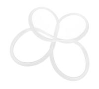 SECFOU 2pcs Silicone Sealing Ring for Lunch Box Lid, Insulated Food Container Seal Ring 13cm Outer Diameter, 12cm Inner Diameter, Heat-resistant Replacement Accessory for Bento and Meal