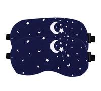 SECFOU 2pcs Sleeping Eyes Mask Sleep Eye Mask Cotton and Linen Delicate for Sleeping Travel Aid for Anyone Want Deep Uninterrupted Sleep Random Color