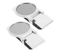 SECFOU 2pcs Stainless Steel Money Clip for Men Sleek Minimalist Design Compact and Versatile Usage Small Bill Clip Front Pocket Wallet Accessory