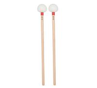 SECFOU 2pcs Timpani Sticks Wooden Drum Hammers Felt Drumsticks Percussion Instrument Accessories for Snare Drumstick Handle for Musical Instrument Accessories