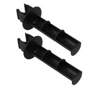 SECFOU 2pcs Toilet Paper Holder for Commode Chairs Durable Toilet Roll Stand Sturdy Construction Easy Installation for Bathroom and Kitchen Use for Seniors and Nursing Patients