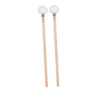 SECFOU 2pcs Tuning Drumsticks Felt Heads Durable Wooden Handle Percussion Hammers for Snare Drums for Beginners and Enthusiasts