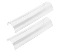 SECFOU 2pcs U-Shaped Acrylic Cake Roll Mold Stand Set 8.6cm 9.8cm Inner Diameter Dessert Baking Tool for Roll Making Home Bakeware for Cake Shaping