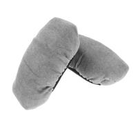 SECFOU 2Pcs Universal Crutch Underarm Pads for Elderly, Soft Velvet Forearm Crutch Covers Elastic Band, Anti-Collision and Scratch-Resistant Cushions for Comfortable Mobility Support