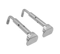 SECFOU 2pcs Violin Chin Rest Screws Clamp for Violins Durable Instrument Helpers with Smooth Electroplated Finish Easy Installation and Secure Fit
