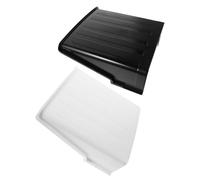 SECFOU 2pcs Weatherproof Cctv Camera Rain Cover Plastic Protective Roof Shelter for Outdoor Home Security Monitors, Waterproof Camera Shield Protecting against Harsh Weather Conditions