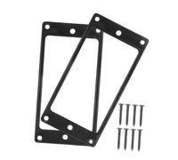 SECFOU 2sets Flat Pickup Mounting Rings Metal Pickup Frames for Electric Guitar Easy Install and Portable Design