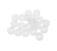 SECFOU 30pcs Guitar Pedal Button Caps Plastic Footswitch Toppers with Universal Compatibility and Anti-slip Design for Intense Stage Action and Touring Musicians