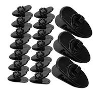 SECFOU 30Pcs Microphone Clips for Lapel Mics Durable Clip Tie Holders for Collars for Secure Microphone Placement Speeches and Performances