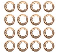 SECFOU 30pcs Perfume Bottle Cap Collar Replacement with Metal 15mm Collar, Upgraded Seal and Multipurpose Design for Travel and Everyday Use, Silver Perfume Bottle Accessories