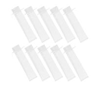 SECFOU 30pcs White Organza Wedding Favor Bags with Smooth Drawstring Design, Lightweight Storage Pouch for Fans and Pens, for Birthday Parties and Bridal Showers