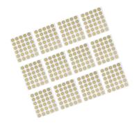SECFOU 360pcs Gold Self-Adhesive Scratch Off Labels for DIY Scratch Card Making and Raffle Tickets, Round Plastic Stickers Easy to Use for Adults at Corporate Events