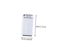 SECFOU 36pcs Practical Budget Cards with Hole Punched Budget Sheets for Expense Tracking Portable Consumption Planner Sheets for Monthly and Weekly Financial Organization Cash Plan