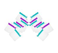 SECFOU 36Pcs Travel Pill Organizer Pouches with Slide Lock, Reusable EVA Medicine Storage Bags for Medication and Jewelry, Portable Self-Sealing Zip Pouches for Traveling