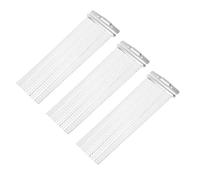 SECFOU 3pcs 20 Strand Snare Drum Wires with Half Design Metal Straps for Easy Installation, Portable Snare Wire Set Suitable for Practice and Live Shows by Students and Aspiring Musicians