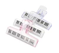 SECFOU 3pcs Acrylic Music Page Holders Lightweight Accessories for Home School and Concert Use