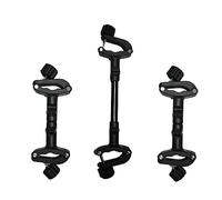 SECFOU 3pcs Adjustable Twin Stroller Connectors Lightweight and Durable Pram Connectors for Twins Easy to Install for Families Two Boys and Girls