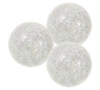 SECFOU 3pcs Glass Sphere Decorative Balls Set for Table Decorations, Lightweight Mosaic Ornaments with Good Workmanship, for Office and Adult Dance Party Centrepiece