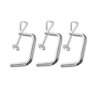 SECFOU 3pcs Handheld Pasta Machine Holder Clips Easy Installation and Stability for Noodle Makers Manual Fixing Accessory for Kitchen Use
