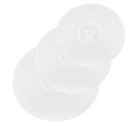 SECFOU 3pcs Low Volume Alloy Cymbal Mute Drum Cymbals for Practice Quiet Sound Professional Design Material for Improved Skills