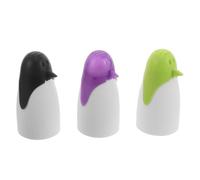 SECFOU 3pcs Microwave Vinegar Steam Cleaner with Penguin Shape, Multi-purpose Pp Plastic Bottle for Quick Kitchen Cleaning of Refrigerator and Microwave Appliances