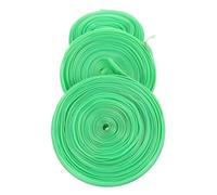 SECFOU 3pcs Portable Jumping Rubber Bands, Elastic Skipping Rope in Green Colour, Multipurpose Outdoor Play Equipment Suitable for Boys