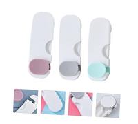 SECFOU 3pcs Safety Cabinet Locks Multi-Functional Drawer Latch Lock for Childproofing Installation Secure and Grey