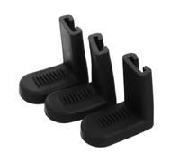 SECFOU 3pcs Slip Drum Hook for Snare Drum Support Bracket Rubber Clamp Suspension Bracket for Mounting Hook and Rubber Hanger Strap Use